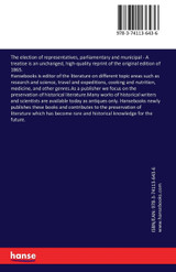 The election of representatives, parliamentary and municipal The election of representatives, parliamentary and municipal