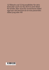 12 Rätsel&12 Ausmalbilder 12 Rätsel&12 Ausmalbilder