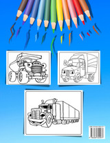 Libro De Colorear Camiones Para Niños Libro De Colorear Camiones Para Niños