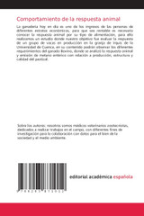 Comportamiento de la respuesta animal