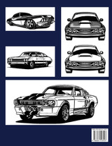 American Muscle Cars Coloring Book