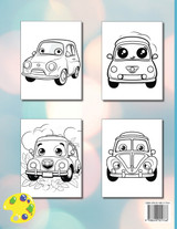 Cute Cars Coloring Book For Kids Cute Cars Coloring Book For Kids
