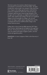The Transformation of the Japanese Left The Transformation of the Japanese Left