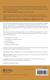 Ethics in Public Policy and Management