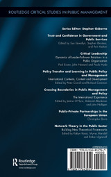 Network Theory in the Public Sector Network Theory in the Public Sector