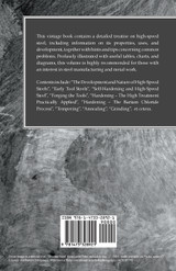 High-Speed Steel - The Development, Nature, Treatment, and use of High-Speed Steels, Together with Some Suggestions as to the Problems Involved in their Use