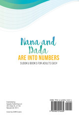 Nana and Dada Are Into Numbers | Sudoku Books for Adults Easy