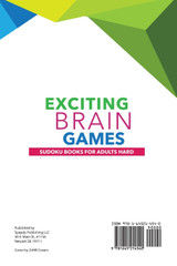 Exciting Brain Games | Sudoku Books for Adults Hard Exciting Brain Games | Sudoku Books for Adults Hard