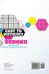 Easy to Difficult Sudoku Large Print Puzzle Books for Adults
