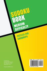 Sudoku Book Medium Difficulty Puzzles for Grownups
