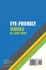 Eye-Friendly Sudoku in Large Print Eye-Friendly Sudoku in Large Print