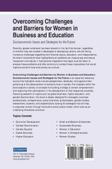 Overcoming Challenges and Barriers for Women in Business and Education Overcoming Challenges and Barriers for Women in Business and Education
