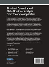 Structural Dynamics and Static Nonlinear Analysis From Theory to Application