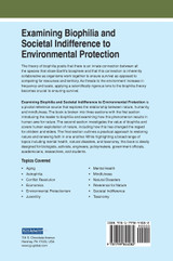 Examining Biophilia and Societal Indifference to Environmental Protection