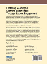 Fostering Meaningful Learning Experiences Through Student Engagement Fostering Meaningful Learning Experiences Through Student Engagement
