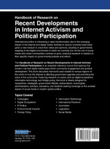 Handbook of Research on Recent Developments in Internet Activism and Political Participation