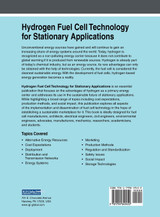 Hydrogen Fuel Cell Technology for Stationary Applications Hydrogen Fuel Cell Technology for Stationary Applications