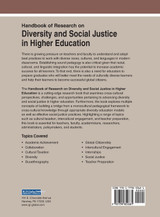 Handbook of Research on Diversity and Social Justice in Higher Education