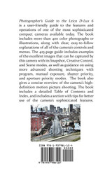 Photographer's Guide to the Leica D-Lux 6 Photographer's Guide to the Leica D-Lux 6