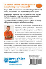 Restaurant Marketing That Works