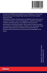A Letter to the Right Honourable the Earl of Shelburne A Letter to the Right Honourable the Earl of Shelburne