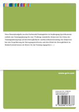 Trainingsplanung. Beweglichkeitstestung, Beweglichkeitstraining und Koordinationstraining Trainingsplanung. Beweglichkeitstestung, Beweglichkeitstraining und Koordinationstraining