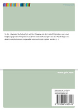 Der heilpädagogische Umgang mit Demenz