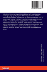 Columbian Memorial Songs, Historical Geography and Maps