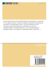 UG (haftungsbeschränkt) versus Limited. Ein Vergleich der Rechtsformen bei der Unternehmensgründung