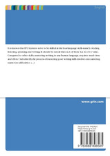 Essay Writing Difficulties Encountered by EFL Learners Essay Writing Difficulties Encountered by EFL Learners