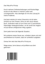 Das WaLePro-Prinzip Das WaLePro-Prinzip