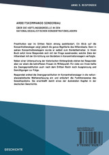 Arbeitskommando Sonderbau. Über die Häftlingsbordelle in den nationalsozialistischen Konzentrationslagern