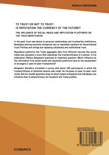 To Trust or Not to Trust. Is Reputation the Currency of the Future? To Trust or Not to Trust. Is Reputation the Currency of the Future?