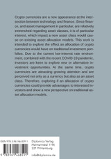 Crypto Currencies and Traditional Investment Portfolios. An Empirical Study on the Effects of Adding Crypto Currencies to Traditional Investment Portfolios