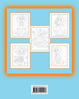 Geometric Puppies - Coloring Book for kids Geometric Puppies - Coloring Book for kids