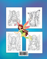 Forest Fairy Coloring Book For Adults Forest Fairy Coloring Book For Adults