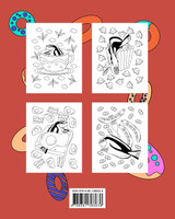 Kawaii Food and Regal Blue Tang Coloring Book