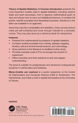 Theory of Spatial Statistics Theory of Spatial Statistics
