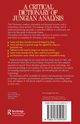 A Critical Dictionary of Jungian Analysis