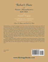 Richard Shute of Boston, Massachusetts, 1631-1703 and Selected Progeny