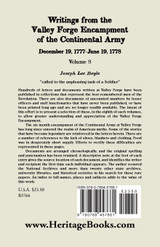 Writings from the Valley Forge Encampment of the Continental Army Writings from the Valley Forge Encampment of the Continental Army