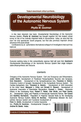Developmental Neurobiology of the Autonomic Nervous System Developmental Neurobiology of the Autonomic Nervous System
