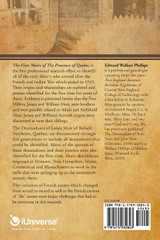 The First Muirs Of The Province Of Quebec, Including Two Millers, James and William Muir, Their Origins In Scotland