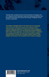 Languages in Jewish Communities, Past and Present Languages in Jewish Communities, Past and Present