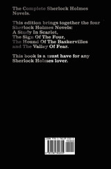 The Complete Sherlock Holmes Novels - Unabridged - A Study in Scarlet, the Sign of the Four, the Hound of the Baskervilles, the Valley of Fear