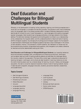 Deaf Education and Challenges for Bilingual/Multilingual Students Deaf Education and Challenges for Bilingual/Multilingual Students
