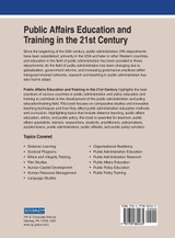 Public Affairs Education and Training in the 21st Century