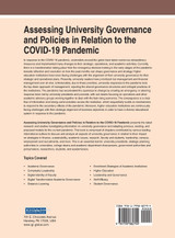Assessing University Governance and Policies in Relation to the COVID-19 Pandemic