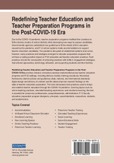 Redefining Teacher Education and Teacher Preparation Programs in the Post-COVID-19 Era