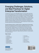 Emerging Challenges, Solutions, and Best Practices for Digital Enterprise Transformation